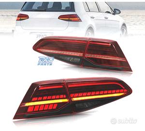 FANALI VOLKSWAGEN VW GOLF 7 7.5 12-20 LOOK 7.5 CON