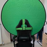 Green Screen/Blue Screen Circolare da Sedia