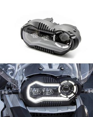 FARO LED REGOLABILE BMW GS1200 2004-2013 OMOLOGATO