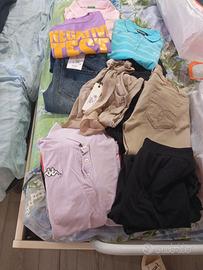 lotto magliette e pantaloni estivi donna