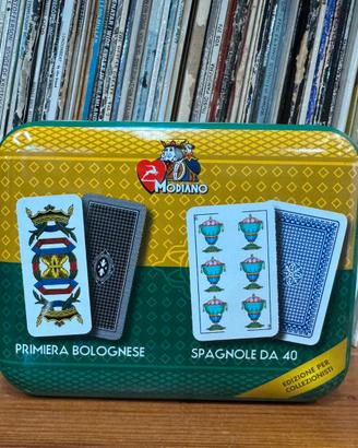 Mazzi di carte Primiera bolognese e spagnole da 40