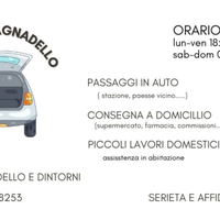 Consegne e Aiuto Domestico ad Agnadello - Disponib