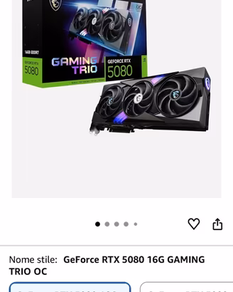 msi GeForce RTX 5080 16G