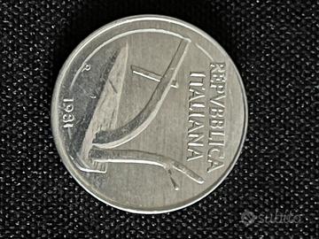 Monete rep italiana errore conio -attendo proposta