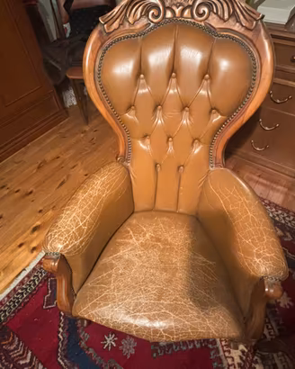 Coppia Poltrone Bergère Stile Luigi XV