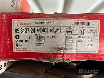 2x Disco freno brembo RENAULT
