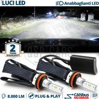 Kit LED H11 CANbus per NISSAN PULSAR Bianche 8000L