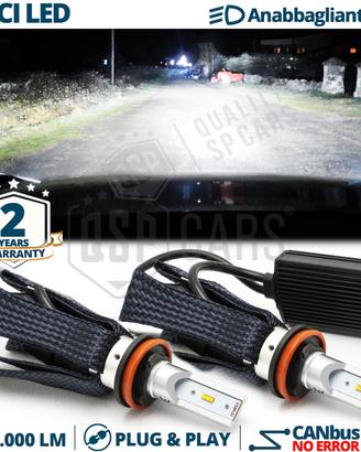 Kit LED H11 CANbus per NISSAN PULSAR Bianche 8000L