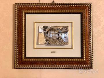 QUADRO IN RILEVO AG3 IN ORO E ARGENTO