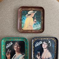 Set 3 Vassoi Coca-Cola Vintage