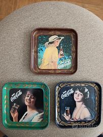 Set 3 Vassoi Coca-Cola Vintage