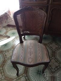 6 sedie in legno per soggiorno/tinello