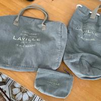 Set borse da viaggio LAVILLE PARIS 20€