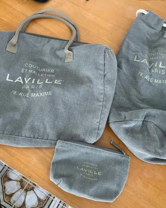 Set borse da viaggio LAVILLE PARIS 20€