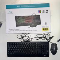 Set tastiera e mouse gaming nuova