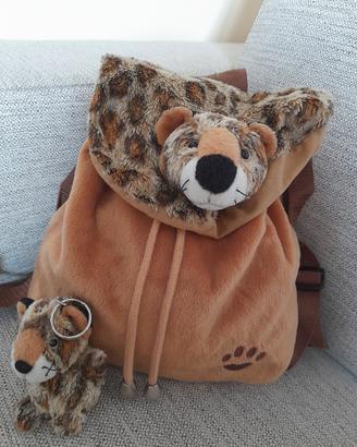 Venturelli zainetto e portachiavi peluche 