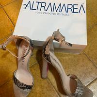 Sandalo con tacco donna nr 38 Altramarea