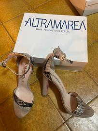 Sandalo con tacco donna nr 38 Altramarea