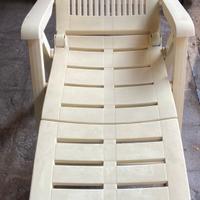 Sdraio da giardino reclinabile richiudibile