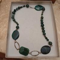 collana di agata verde