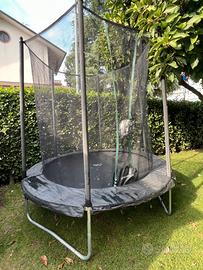 Trampolino 240 tappeto elastico con rete decathlon