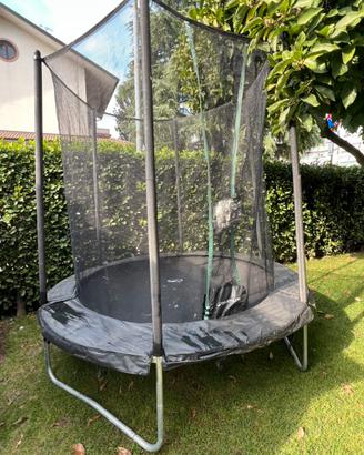 Trampolino 240 tappeto elastico con rete decathlon