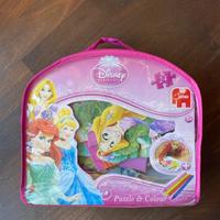 Puzzle principesse disney double face