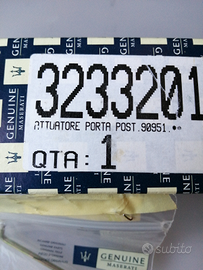 Attuatore baule Maserati 222 224 e similari