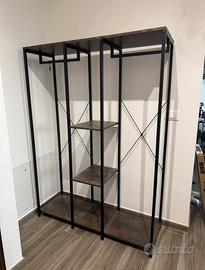 Giardaroba/attaccapanni 120x40x167 nuovo