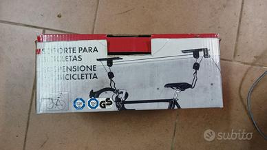 sospensione a soffitto per bicicletta