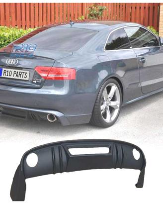 DIFFUSORE PER AUDI A5 COUPE CABRIO 07-11 LOOK RS5