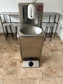 COPPIA DI LAVANDINI INOX AUTONOMI CON PE