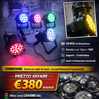 9 PAR 64 AT3 Litecraft a LED, DMX