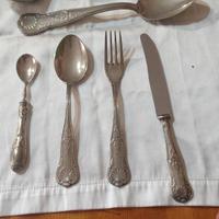 Posate in argento 800 x motivo trasloco