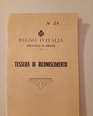 certificato appartenenza partigiana 