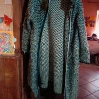 cardigan a zip lungo marca zara M