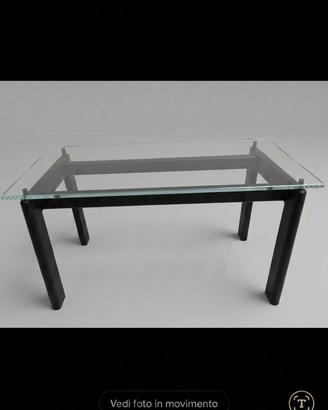 TAVOLO LACCATO NERO + SEDIE
