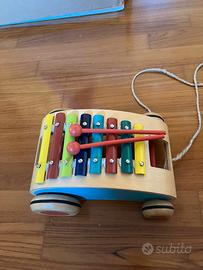 Xilofono legno Janod strumento musica