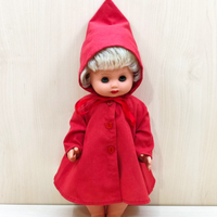 Bambola Cappuccetto Rosso bambolotto vintage doll