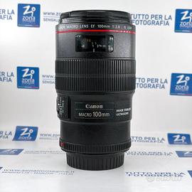 Canon EF 100 2.8 L IS USM + GARANZIA USATO