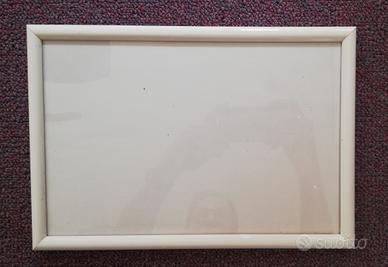 Cornici bianche con vetro (7pz.)