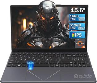 PC Portatile Gaming Ryzen 5 16GB RAM 512 SSD NUOVO