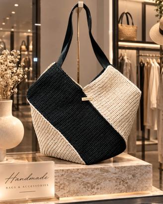 borsa "TOTE" uncinetto