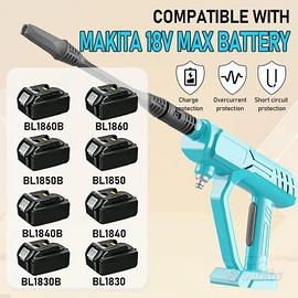 Idropulitrice a batteria 35 Bar con accessori e tu