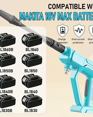 Idropulitrice a batteria 35 Bar con accessori e tu