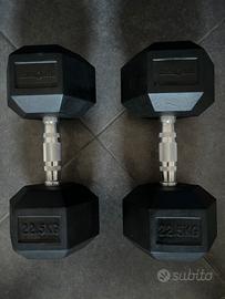 Manubri palestra 45 kg totali