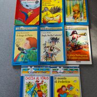 8 libri collana battello a vapore e mulino a vento