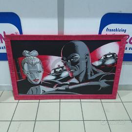 QUADRO DIABOLIK 100X65 CM CORNICE ROSSA VERONESI M