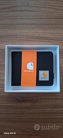 portafoglio carhartt nero nuovo 