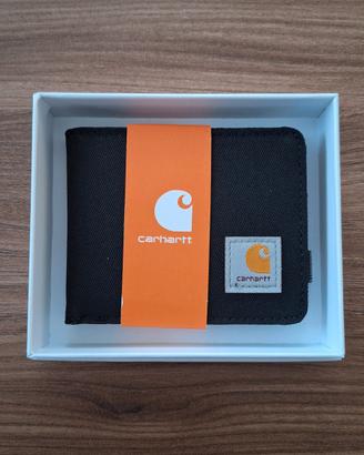 portafoglio carhartt nero nuovo 